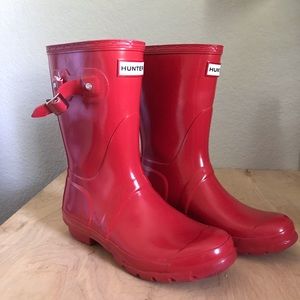 Red Hunter Rainboots